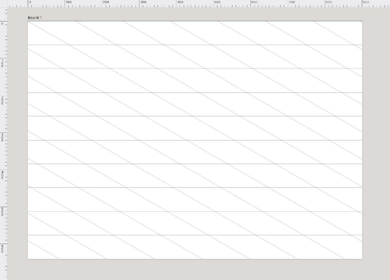 An oblique grid: horizontal lines crossed by a slanted family of lines.